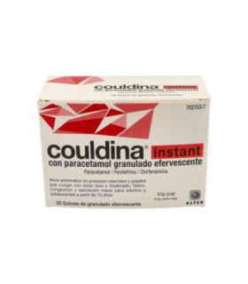 COULDINA INSTANT CON PARACETAMOL 20 SOBRES GRANU