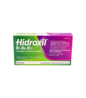 HIDROXIL B1-B6-B12 30 COMPRIMIDOS RECUBIERTOS