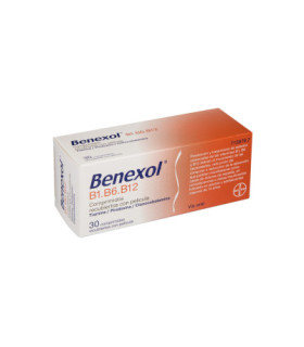 BENEXOL B1-B6-B12 30 COMPRIMIDOS RECUBIERTOS