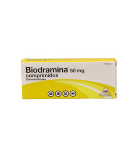 BIODRAMINA 50 mg 12 COMPRIMIDOS