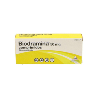 BIODRAMINA 50 mg 4 COMPRIMIDOS