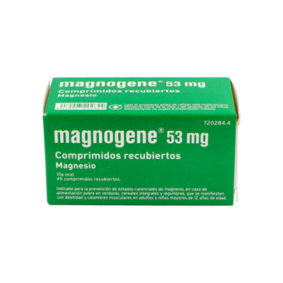 MAGNOGENE 45 COMPRIMIDOS RECUBIERTOS