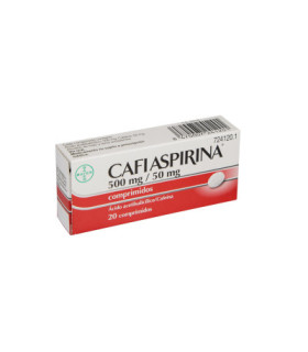 CAFIASPIRINA 500 mg/50 mg 20 COMPRIMIDOS
