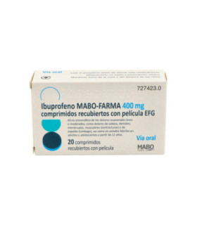 IBUPROFENO MABO-FARMA EFG 400 mg 20 COMPRIMIDOS