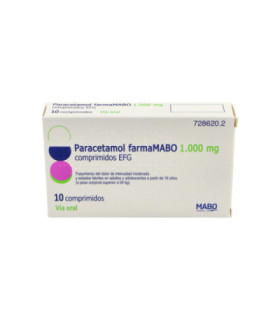 PARACETAMOL FARMAMABO EFG 1000 mg 10 COMPRIMIDOS