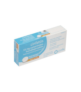 CINFATOS ANTITUSIVO FLAS 15 mg 20 COMPRIMIDOS BU