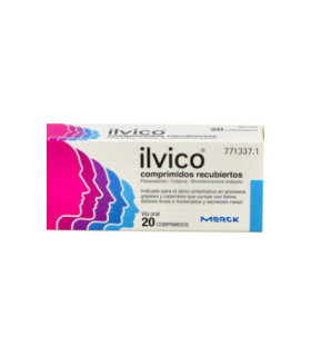 ILVICO 20 COMPRIMIDOS RECUBIERTOS