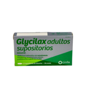 GLYCILAX ADULTOS 3,31 g 12 SUPOSITORIOS