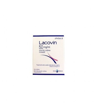 LACOVIN 50 mg/ml SOLUCION CUTANEA 4 FRASCOS 60 m